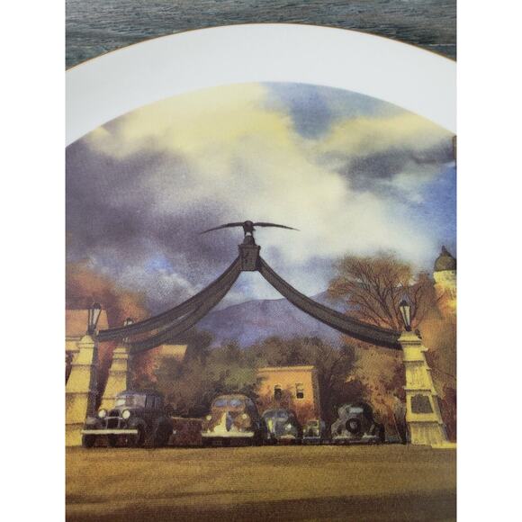 Utah Collection Limited Edition Collection Plate The Eagle Gate Al Rounds 1985 - Picture 3 of 8
